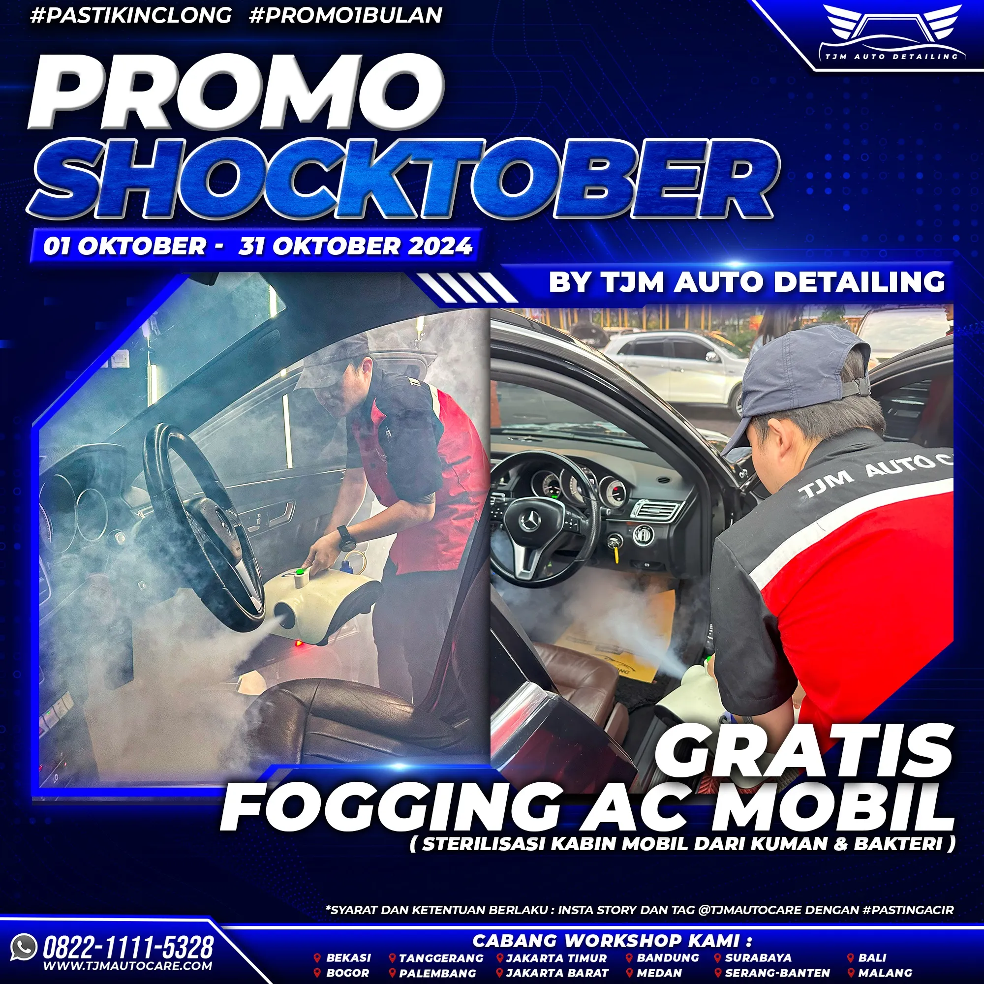 GRATIS FOGGING AC MOBIL